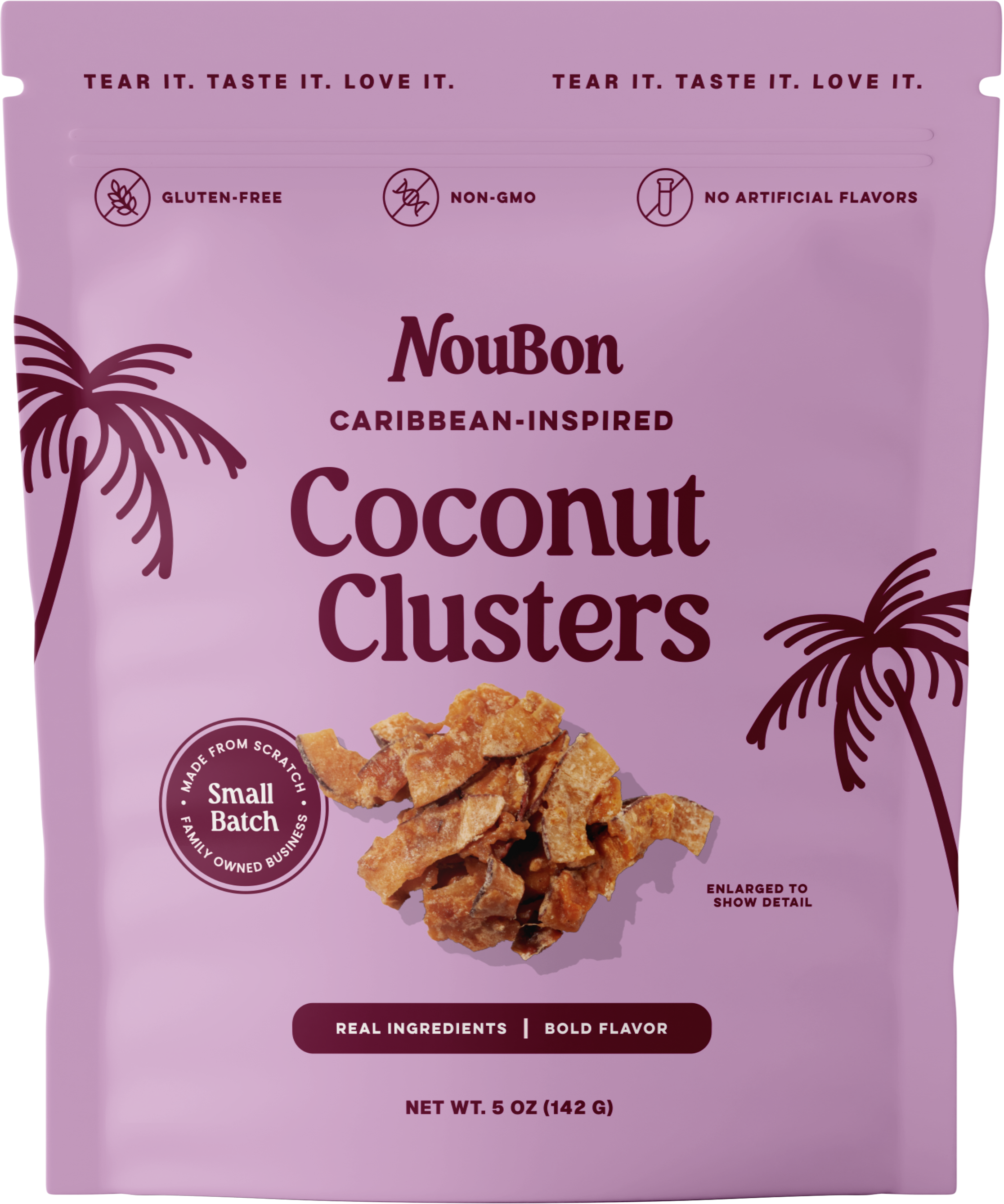 Coconut Clusters snack pouch